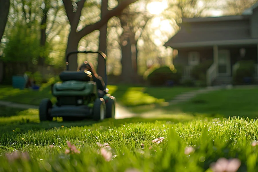 battery electric lawn mower