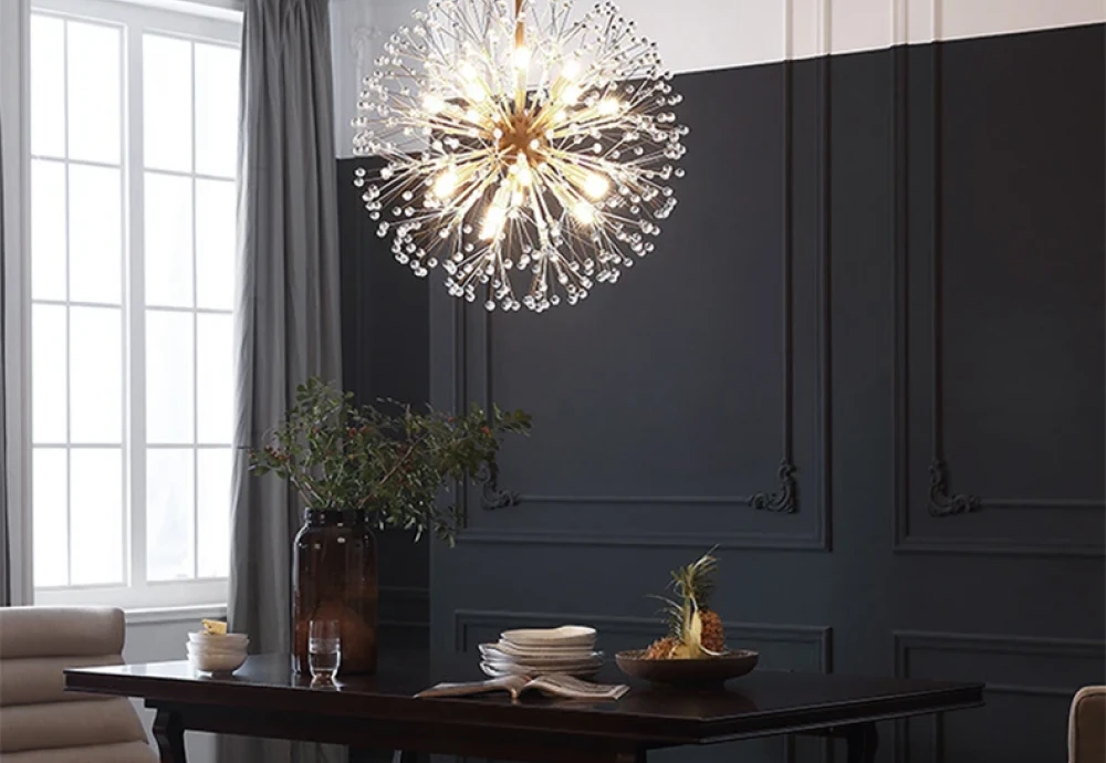 crystal chandelier dining room